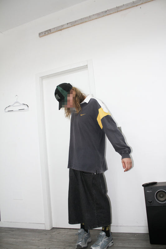 RUGBY VINTAGE NIKE BAGGY POLO LONG SLEEVE