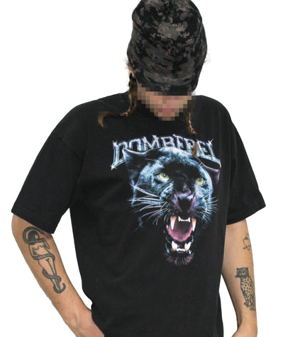 DOMREBEL PANTHER TEE IN BLACK