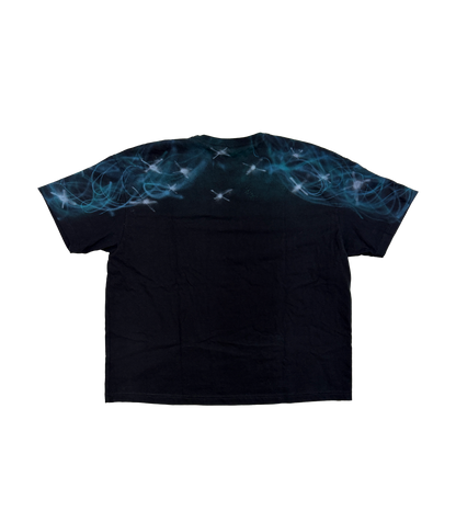 THE RUNNING DEAD FULL AIRBRUSHED CUSTOM BLACK TEE