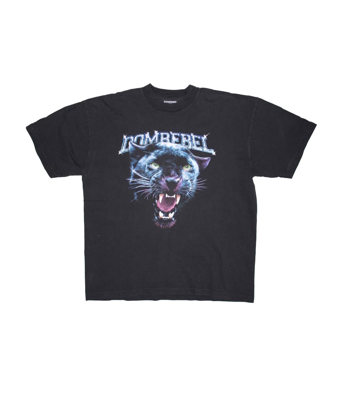 DOMREBEL PANTHER TEE IN BLACK