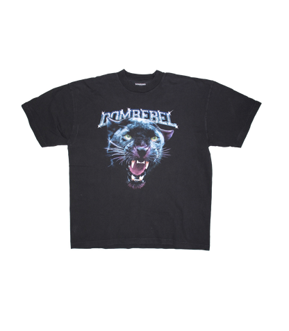 DOMREBEL PANTHER TEE IN BLACK