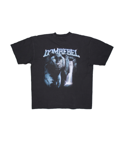 DOMREBEL PANTHER TEE IN BLACK