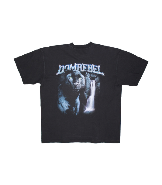 DOMREBEL PANTHER TEE IN BLACK