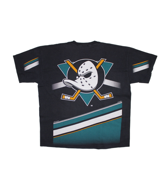 NUTMEG MILLS 90’ MIGHTY DUCKS ANAHEIM NHL BAGGY VINTAGE TEE