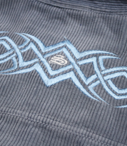SCORPION BAY WINTER SHIRT BLUE CORDUROY LONG SLEEVE BUTTON UP
