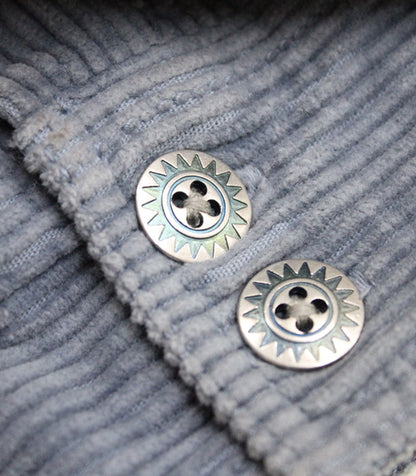SCORPION BAY WINTER SHIRT BLUE CORDUROY LONG SLEEVE BUTTON UP