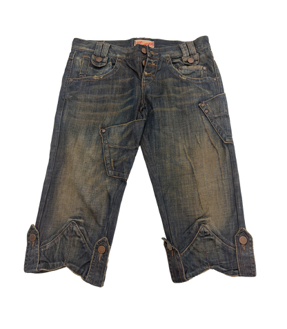 SKINNY CAPRI CUSTOM SEXY WOMAN VINTAGE JEANS