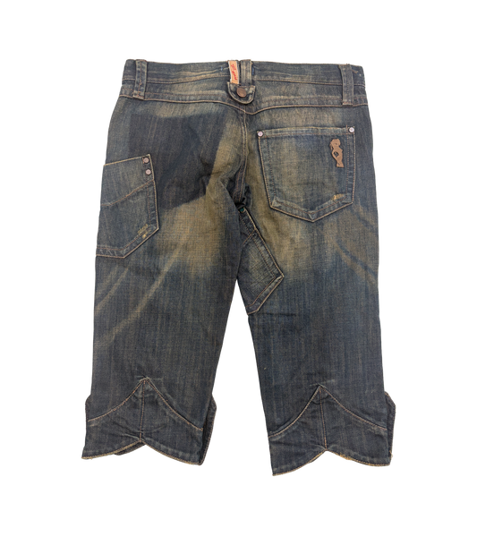 SKINNY CAPRI CUSTOM SEXY WOMAN VINTAGE JEANS