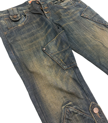 SKINNY CAPRI CUSTOM SEXY WOMAN VINTAGE JEANS