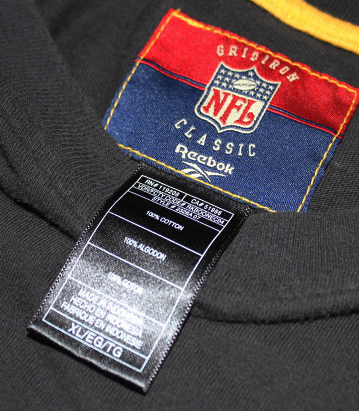 DEAD STEELERS NFL X REEBOK AIRBRUSHED CUSTOM VINTAGE TEE