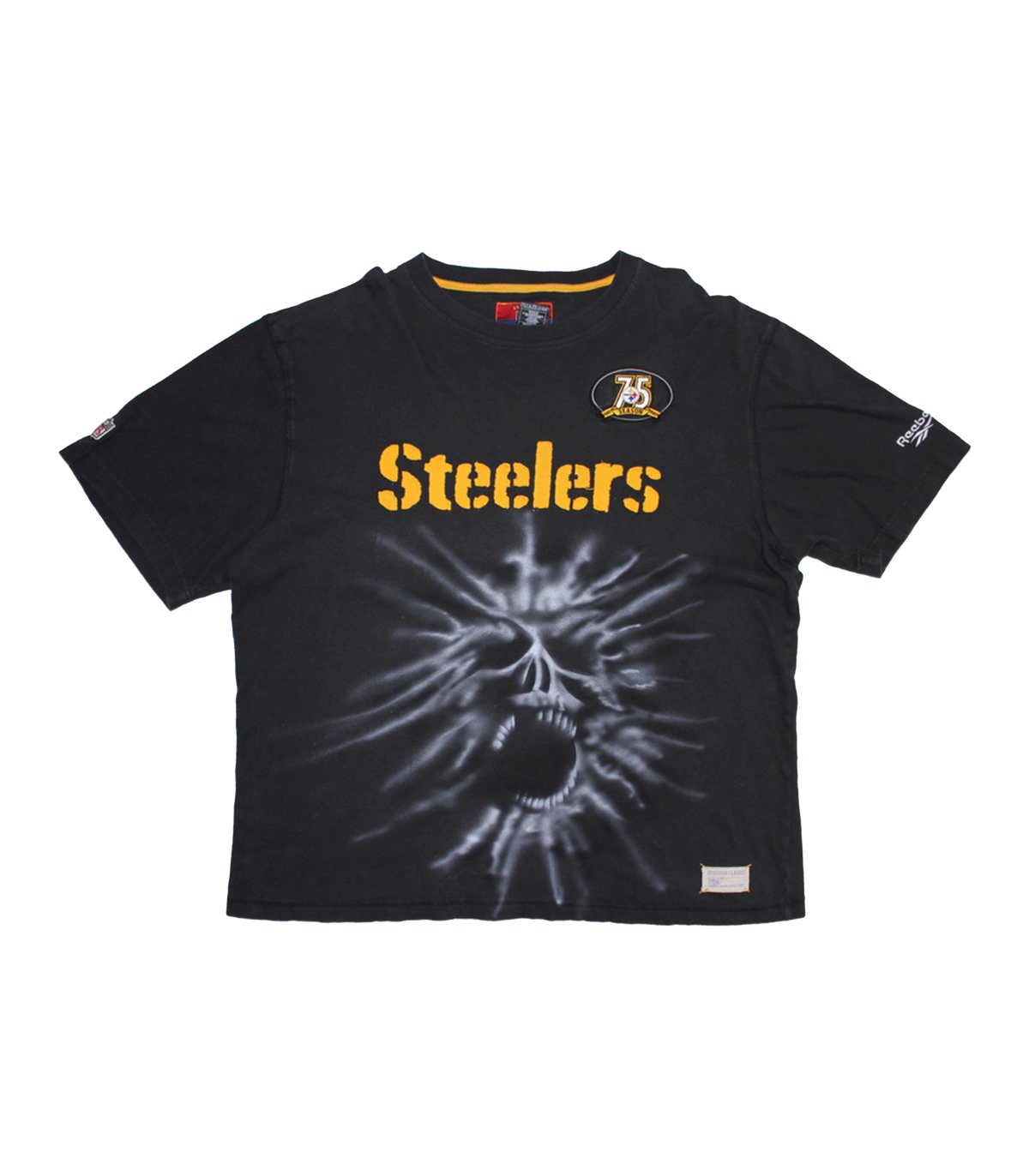DEAD STEELERS NFL X REEBOK AIRBRUSHED CUSTOM VINTAGE TEE