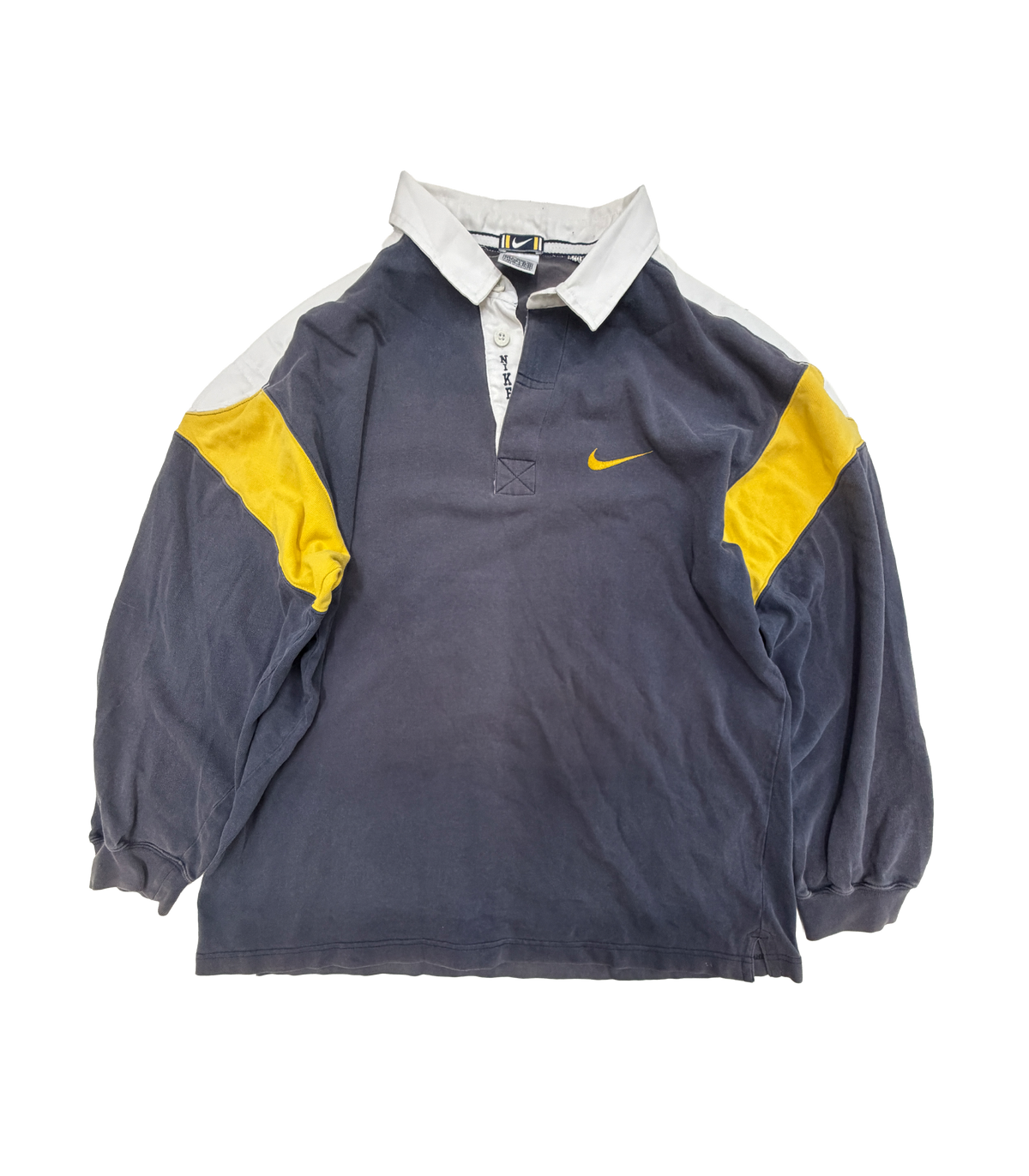 RUGBY VINTAGE NIKE BAGGY POLO LONG SLEEVE